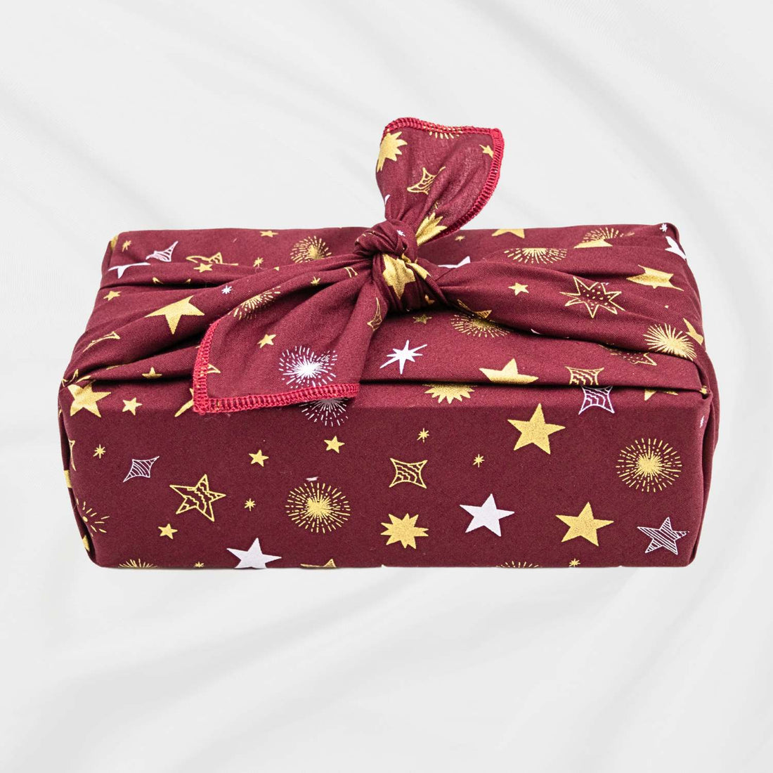 Furoshiki &quot;étoiles Noël&quot; - Emballage cadeau réutilisable