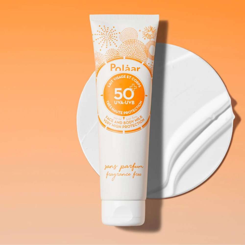 Lait solaire visage et corps SPF50+ sans parfum - Polaar